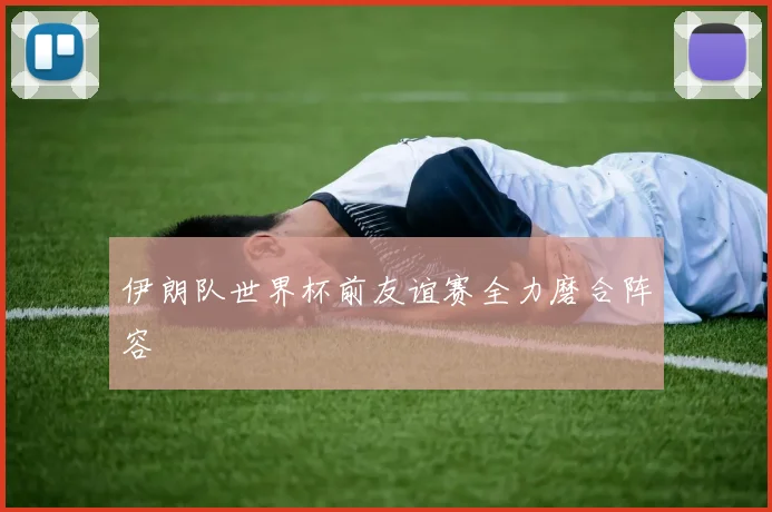 伊朗队世界杯前友谊赛全力磨合阵容